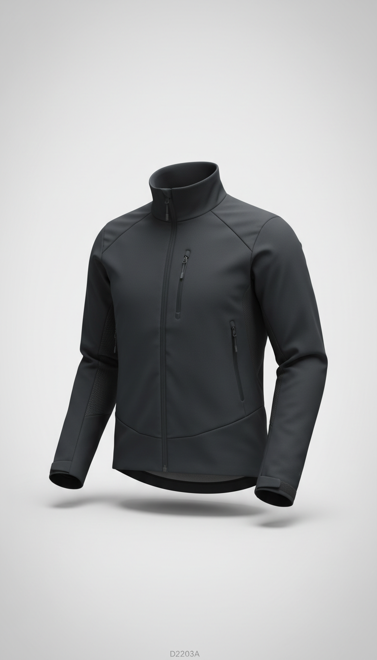 Performance jacket in midnight slate